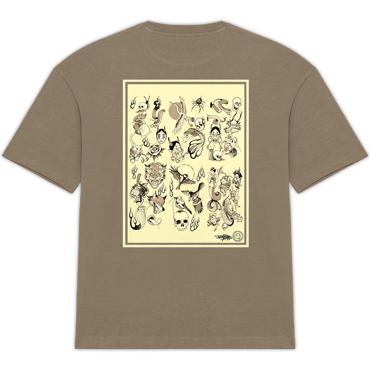 24 itezumi flashsheet oversized t-shirt 