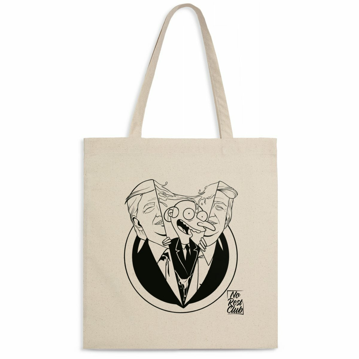 Trump is burns tote bag