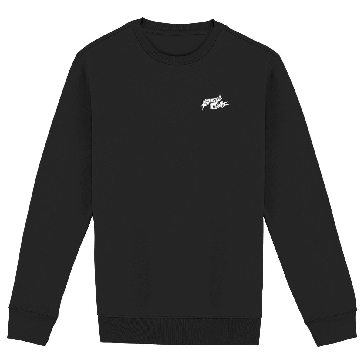 Memento mori unisexe black sweat shirt